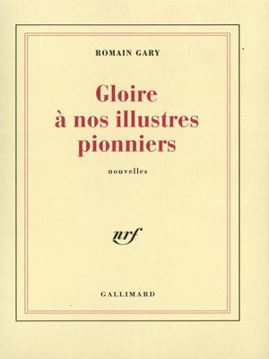 cover image of Gloire à nos illustres pionniers